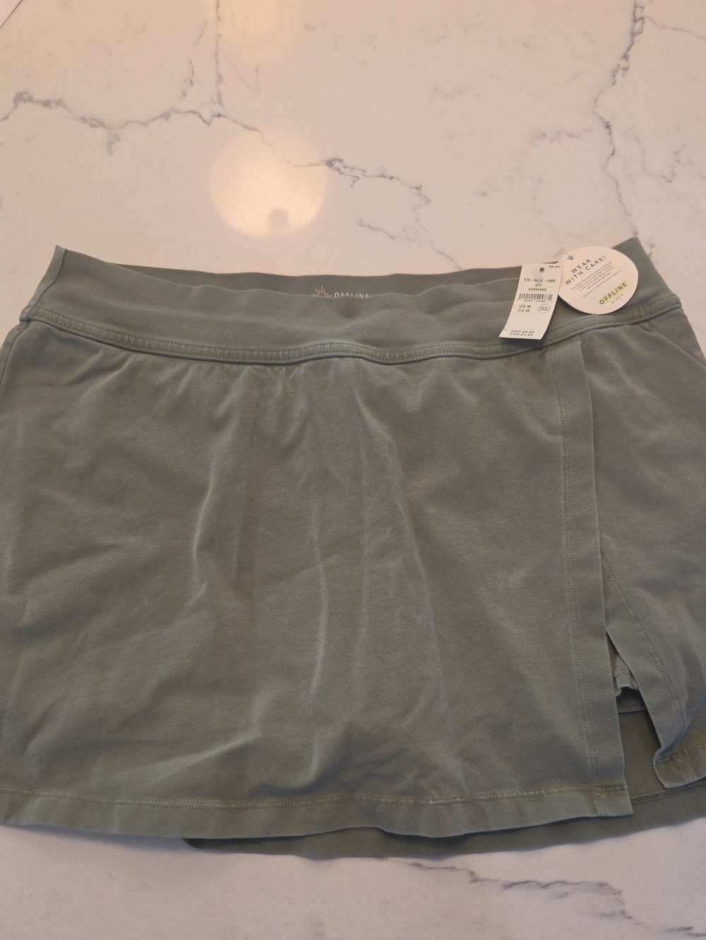 aerie Sage Green Women's Skort with Side Slit